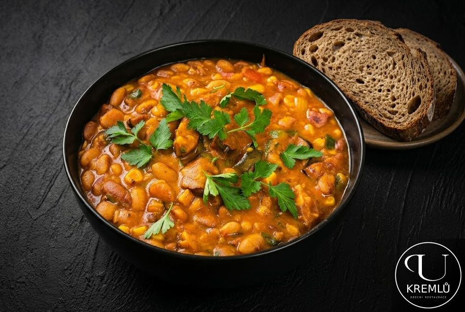 150g Chilli con carne, chléb